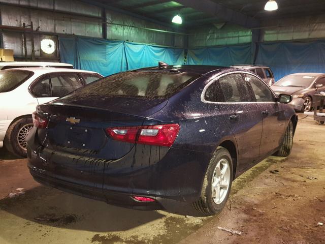 1G1ZB5ST1HF103872 - 2017 CHEVROLET MALIBU LS 蓝色 照片 4