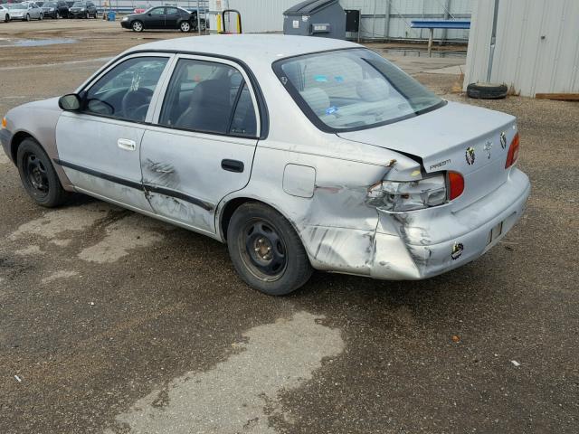 1Y1SK528X1Z434258 - 2001 CHEVROLET GEO PRIZM 银色 照片 9