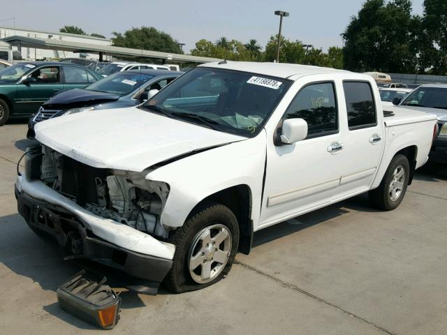 1GCDSCDE3A8109414 - 2010 CHEVROLET COLORADO L WHITE photo 2