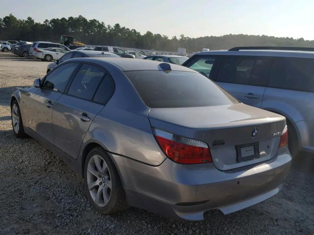 WBANB33544B110887 - 2004 BMW 545 I SILVER photo 3
