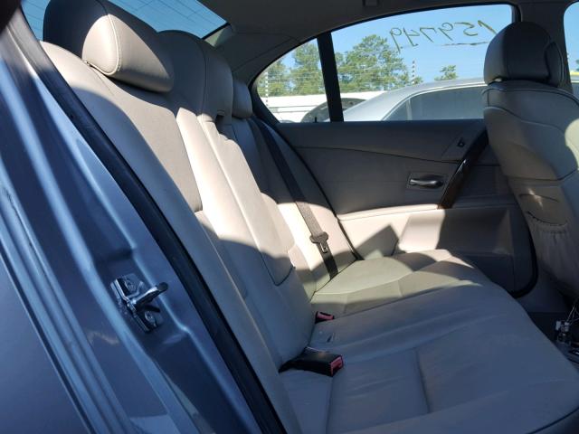 WBANB33544B110887 - 2004 BMW 545 I SILVER photo 6