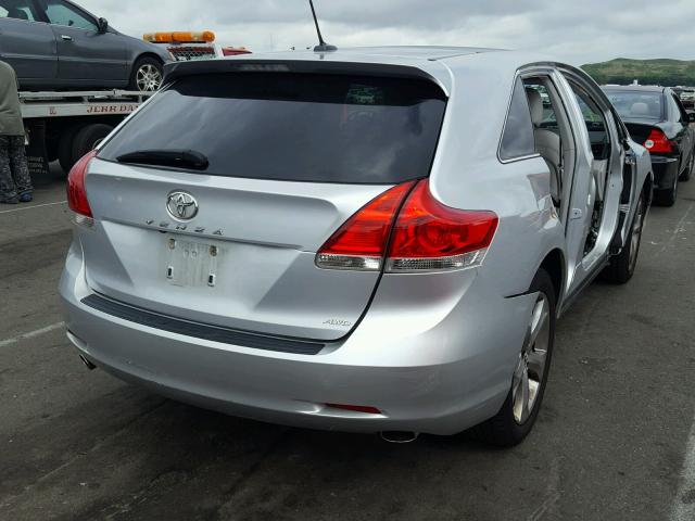 4T3BK3BB8AU042190 - 2010 TOYOTA VENZA BASE GRAY photo 4