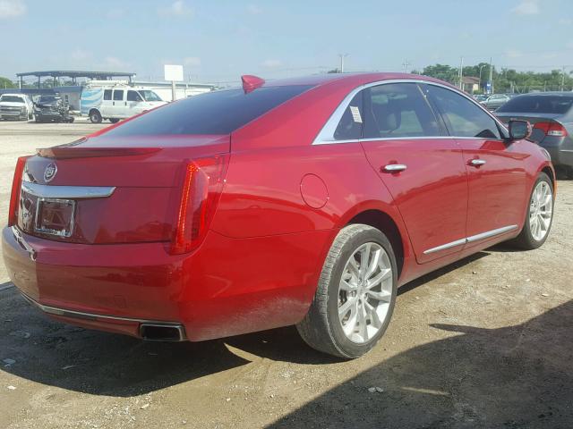 2G61M5S35F9184267 - 2015 CADILLAC XTS LUXURY RED photo 4