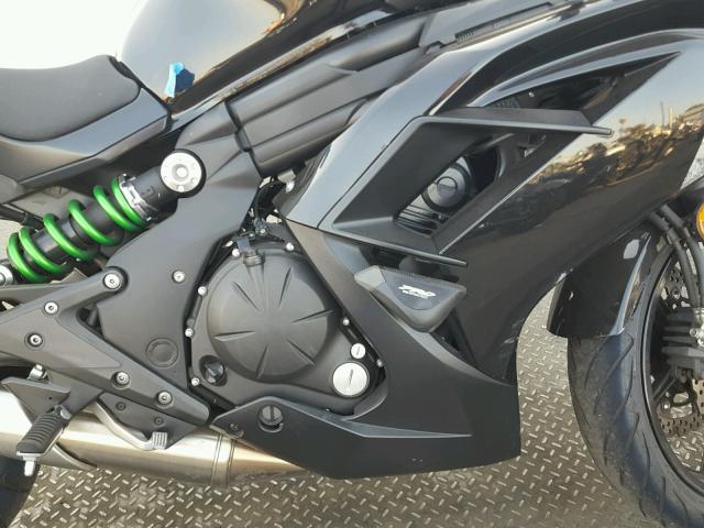 JKAEXEE10FDA18075 - 2015 KAWASAKI EX650 E BLACK photo 7