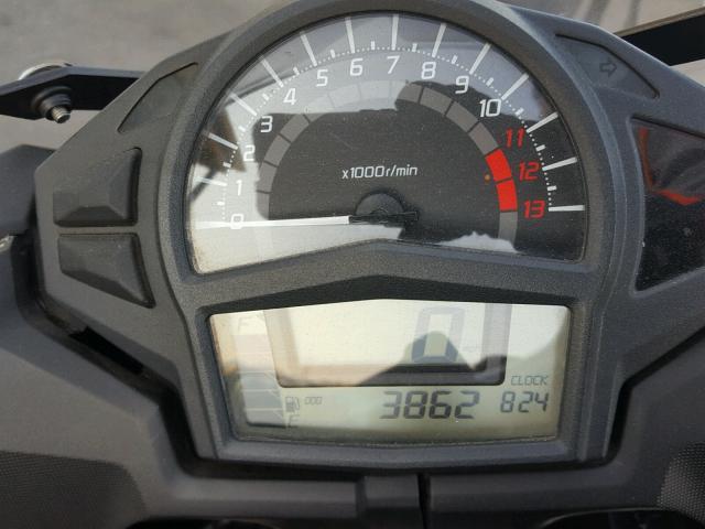 JKAEXEE10FDA18075 - 2015 KAWASAKI EX650 E BLACK photo 8