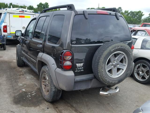 1J8GL38KX6W174007 - 2006 JEEP LIBERTY RE GRAY photo 3