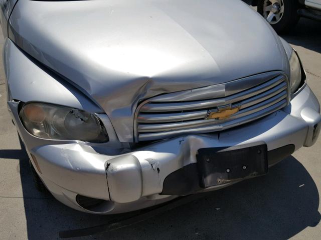 3GNBAAFWXBS534780 - 2011 CHEVROLET HHR LS SILVER photo 9