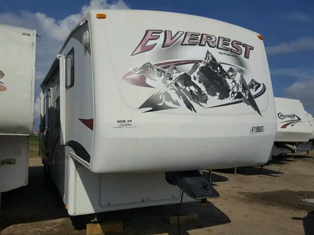 4YDF293237E771083 - 2007 KEYSTONE EVEREST WHITE photo 1