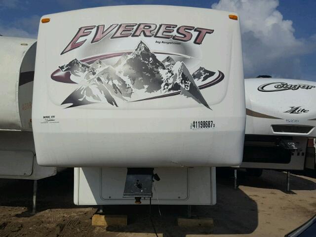 4YDF293237E771083 - 2007 KEYSTONE EVEREST WHITE photo 7