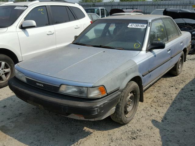 JT2SV21E8K3362037 - 1989 TOYOTA CAMRY DLX BLUE photo 2