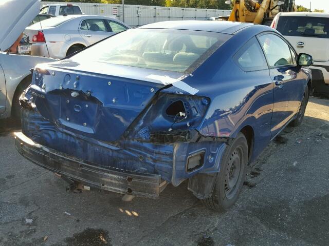 2HGFG3B55CH555074 - 2012 HONDA CIVIC BLUE photo 4