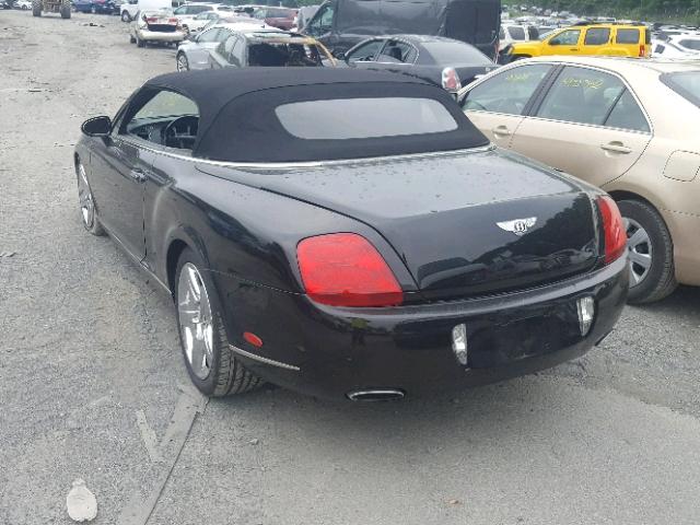 SCBDR33W87C045904 - 2007 BENTLEY CONTINENTA BLACK photo 3