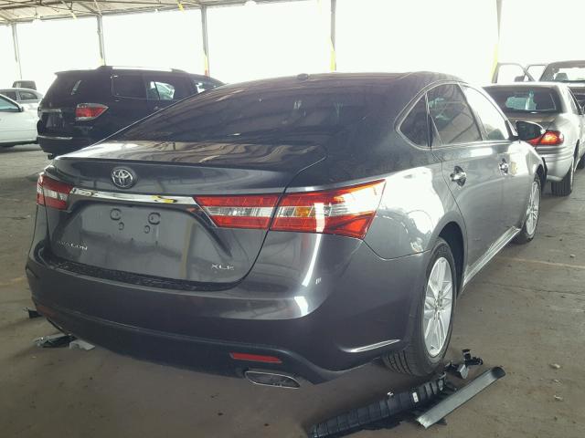 4T1BK1EB6FU164398 - 2015 TOYOTA AVALON XLE GRAY photo 4