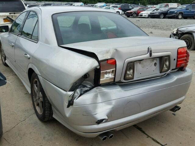 1LNHM87A62Y652108 - 2002 LINCOLN LS ვერცხლისფერი ფოტო 9