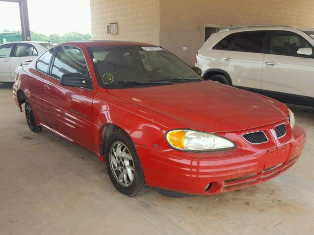 1G2NF12E91M516195 - 2001 PONTIAC GRAND AM S Qırmızı foto 1