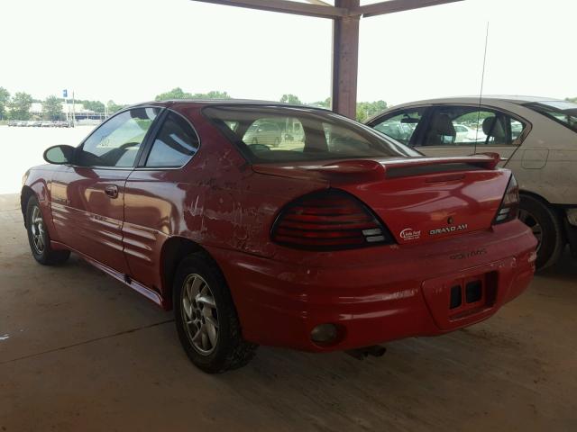 1G2NF12E91M516195 - 2001 PONTIAC GRAND AM S Qırmızı foto 3