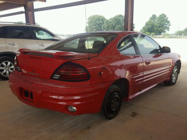 1G2NF12E91M516195 - 2001 PONTIAC GRAND AM S Qırmızı foto 4