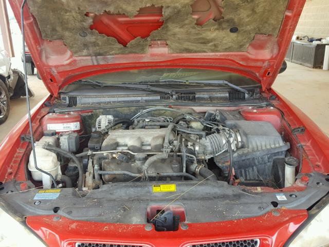 1G2NF12E91M516195 - 2001 PONTIAC GRAND AM S Qırmızı foto 7