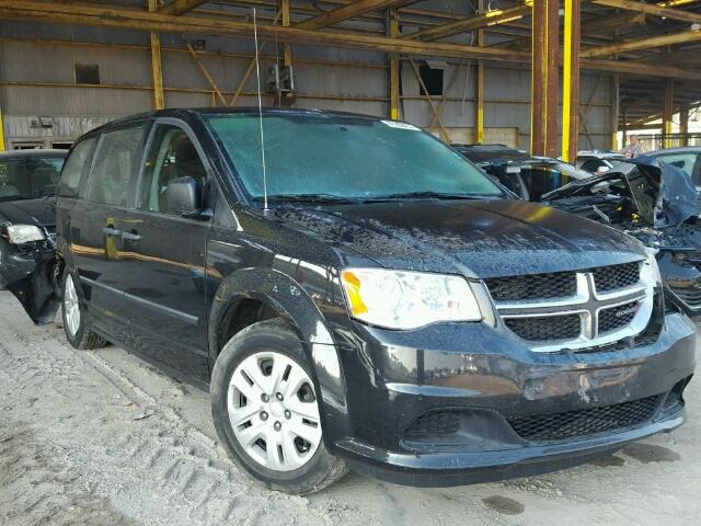 2C4RDGBG0ER176932 - 2014 DODGE GRAND CARA BLACK photo 1