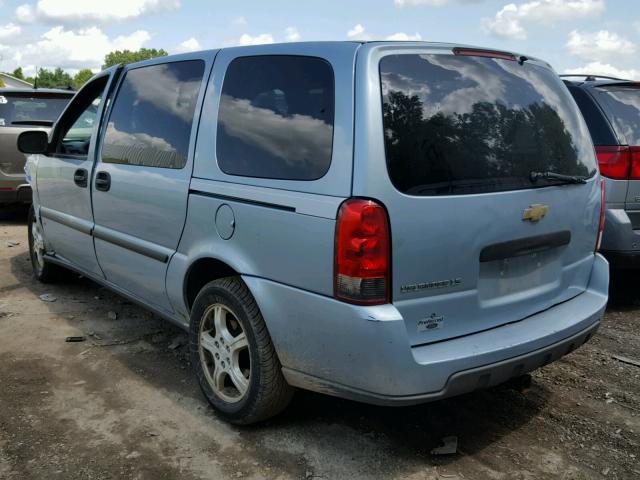 1GNDV23137D167384 - 2007 CHEVROLET UPLANDER L BLUE photo 3