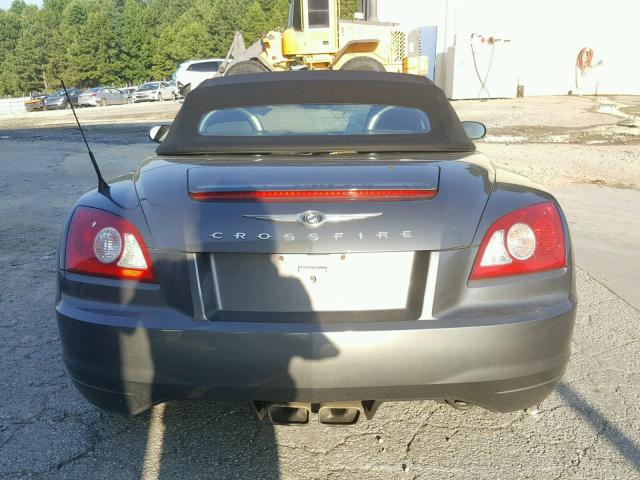 1C3AN65L75X057679 - 2005 CHRYSLER CROSSFIRE GRAY photo 6