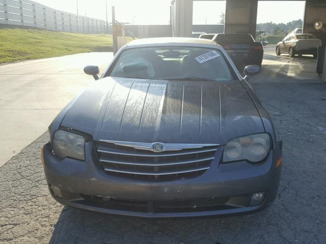 1C3AN65L75X057679 - 2005 CHRYSLER CROSSFIRE GRAY photo 9