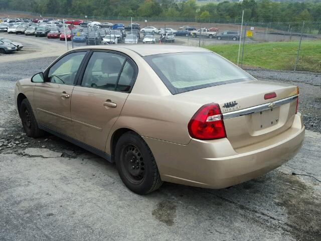 1G1ZS51F06F300623 - 2006 CHEVROLET MALIBU LS GOLD photo 3