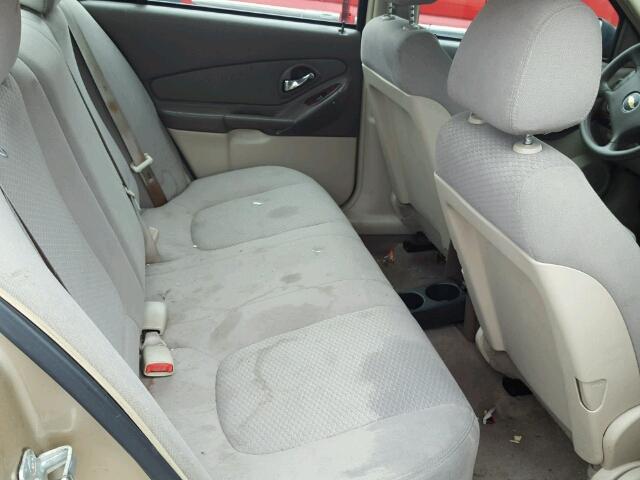 1G1ZS51F06F300623 - 2006 CHEVROLET MALIBU LS GOLD photo 6