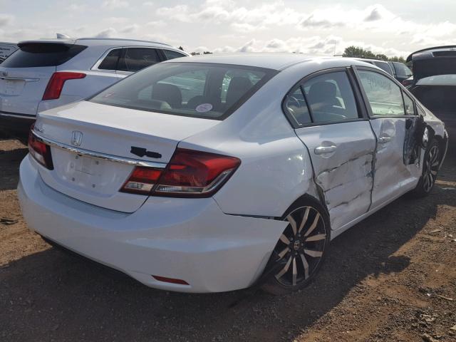 19XFB2F98FE063479 - 2015 HONDA CIVIC EXL WHITE photo 4