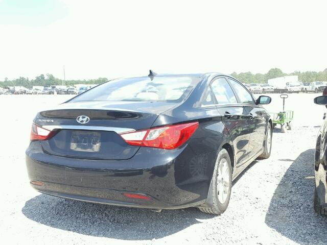 5NPEB4AC3BH108683 - 2011 HYUNDAI SONATA GLS BLACK photo 4