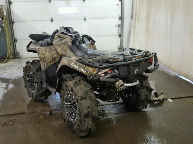 3JBLKPP10DJ000084 - 2013 CAN-AM OUTLANDER BROWN photo 3