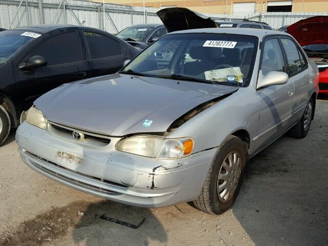 2T1BR12E0YC807357 - 2000 TOYOTA COROLLA VE SILVER photo 2