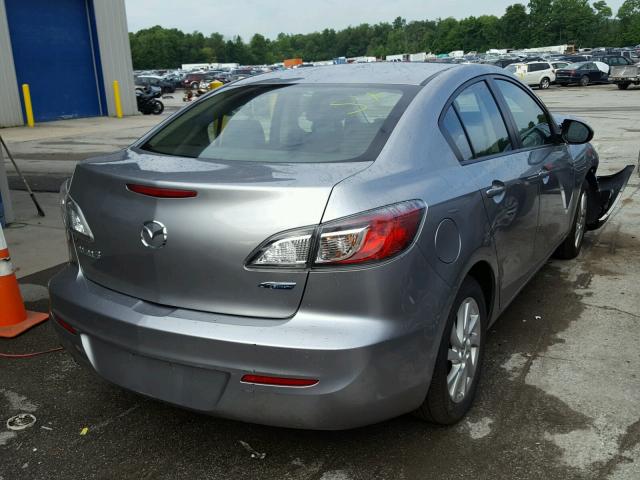 JM1BL1V82C1648152 - 2012 MAZDA 3 I GRAY photo 4