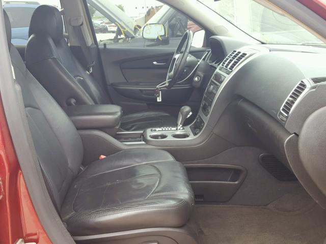 1GKER23788J208007 - 2008 GMC ACADIA SLT ბურგუნდია ფოტო 5