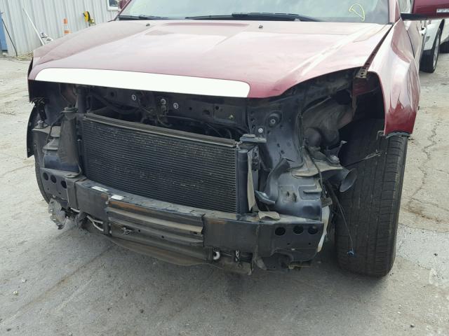 1GKER23788J208007 - 2008 GMC ACADIA SLT ბურგუნდია ფოტო 9