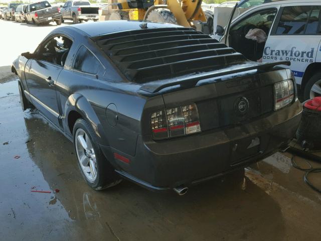 1ZVFT82H575226273 - 2007 FORD MUSTANG GT CHARCOAL photo 3