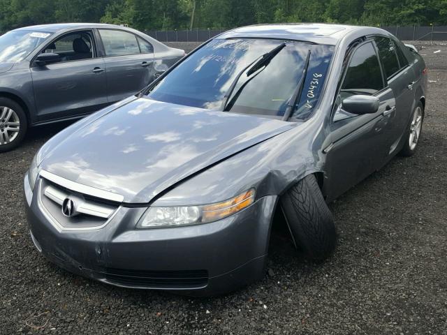 19UUA66214A024318 - 2004 ACURA TL GRAY photo 2