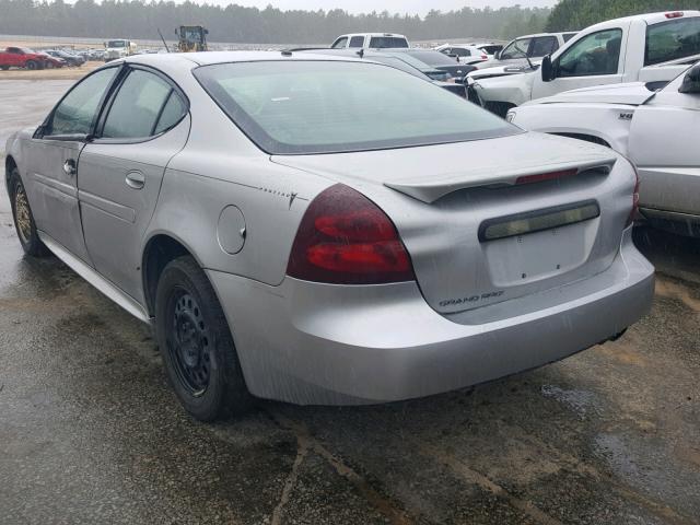 2G2WP552571214269 - 2007 PONTIAC GRAND PRIX Сріблястий фото 3