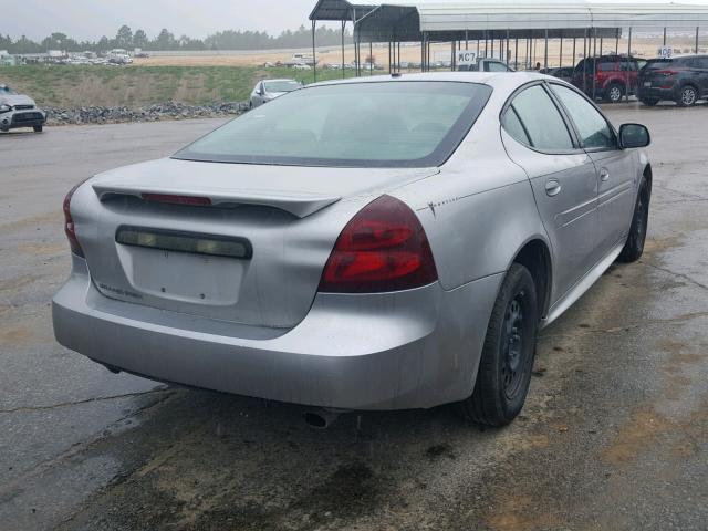2G2WP552571214269 - 2007 PONTIAC GRAND PRIX Сріблястий фото 4