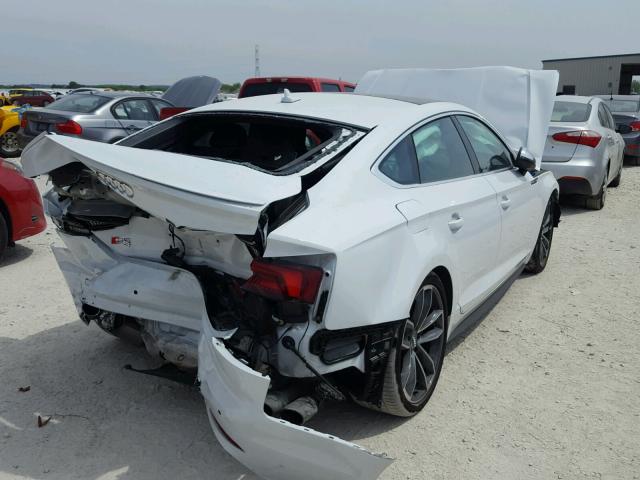 WAUC4CF55JA044686 - 2018 AUDI S5 PRESTIG WHITE photo 4