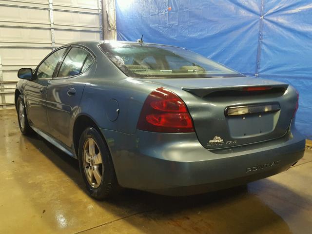 2G2WP552161201386 - 2006 PONTIAC GRAND PRIX Կապույտ լուսանկար 3