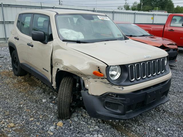 ZACCJBAT0FPB47453 - 2015 JEEP RENEGADE S TAN photo 1