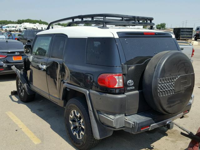 JTEBU11F670026081 - 2007 TOYOTA FJ CRUISER BLACK photo 3