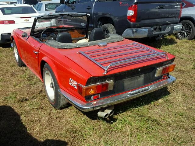 CC59128L - 1971 TRIUMPH CAR TR6 RED photo 3