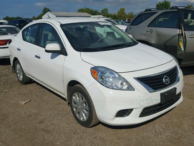 3N1CN7AP7DL858631 - 2013 NISSAN VERSA S WHITE photo 1