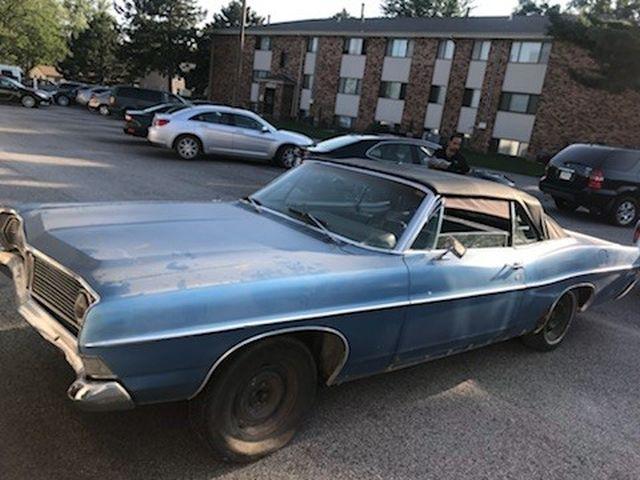 8W571Y176494 - 1968 FORD GALAXY BLUE photo 2