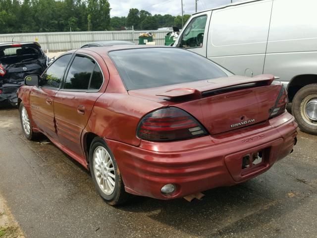 1G2NF52T6YM706536 - 2000 PONTIAC GRAND AM S Qırmızı foto 3