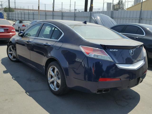 19UUA96509A004161 - 2009 ACURA TL BLUE photo 3