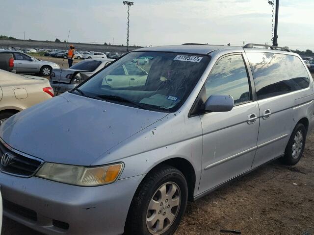 5FNRL18652B017197 - 2002 HONDA ODYSSEY EX SILVER photo 2