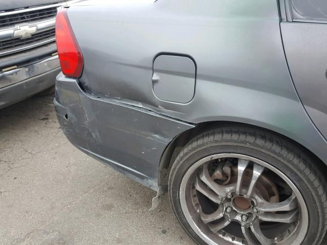 1G1ZT52884F146771 - 2004 CHEVROLET MALIBU LS ნაცრისფერი ფოტო 9